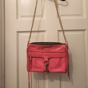 Rebecca Minkoff Barbiecore Neon Fluro Pink MAC Purse Bag